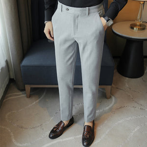 Casual British Slim Trousers