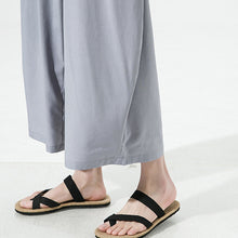 Load image into Gallery viewer, Loose Harem Stretch Cropped Wide Leg Pants
