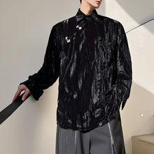 Load image into Gallery viewer, Vintage Velvet Long Sleeve Shirt
