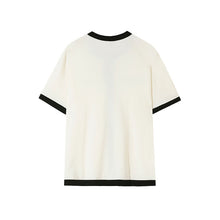 Load image into Gallery viewer, Contrast Cardigan Short Sleeve T-Shirt

