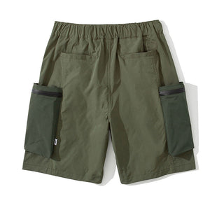 Panelled Pocket Cropped Shorts
