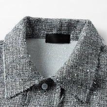 Load image into Gallery viewer, Braided Lapel Shirt Jacket
