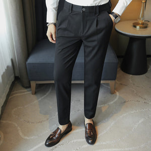 British Casual Slim Suit Pants