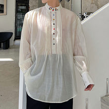 Load image into Gallery viewer, Summer Loose Translucent Shirt
