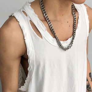 Ripped Loose Bottoming Vest