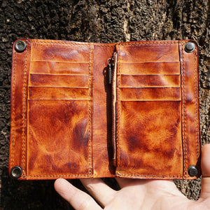 Genuine Leather Cards Holder Coin Wallet