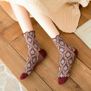 Winter Loose Breathable Cotton Ankle Socks