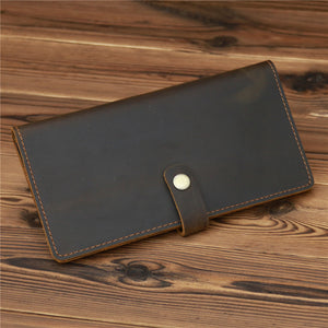 Retro Bifold Multi-card slot Leather Wallet