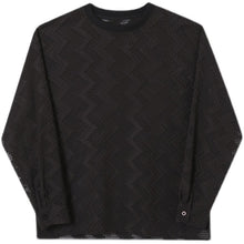 Load image into Gallery viewer, Thin Mesh Dark Pattern Long Sleeve T-Shirt
