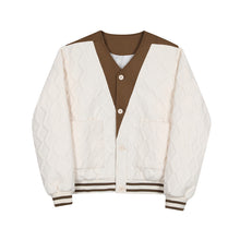 Load image into Gallery viewer, Embossed Button Baseball Jacket
