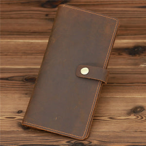 Retro Bifold Multi-card slot Leather Wallet