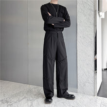 Load image into Gallery viewer, Perforated Webbing Elasticized Waist Pants
