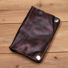 Load image into Gallery viewer, Retro Handmade Leather Wallet Multi Card Slots Wallet
