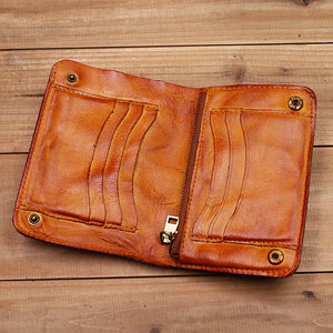 Retro Handmade Leather Wallet