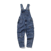 Load image into Gallery viewer, Men&#39;s Loose Straight-Leg One-Piece Overalls
