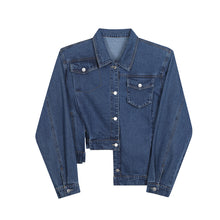 Load image into Gallery viewer, Irregular Denim Button Jacket
