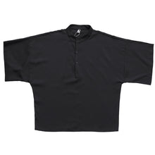 Load image into Gallery viewer, Loose Stand Collar Half Sleeve Shirt
