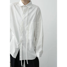 Load image into Gallery viewer, Loose Long Sleeve White Shirt
