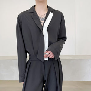 Drape Long-sleeved Shirt