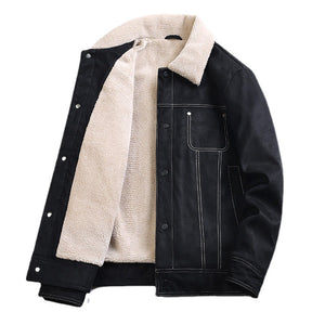 Suede Fleece Jacket