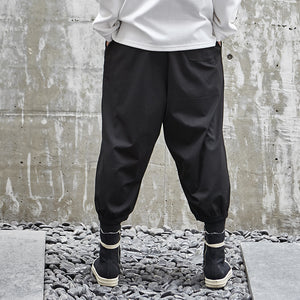 Wide Leg Loose Crotch Casual Pants