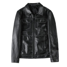 Load image into Gallery viewer, PU Leather Motorcycle Jacket
