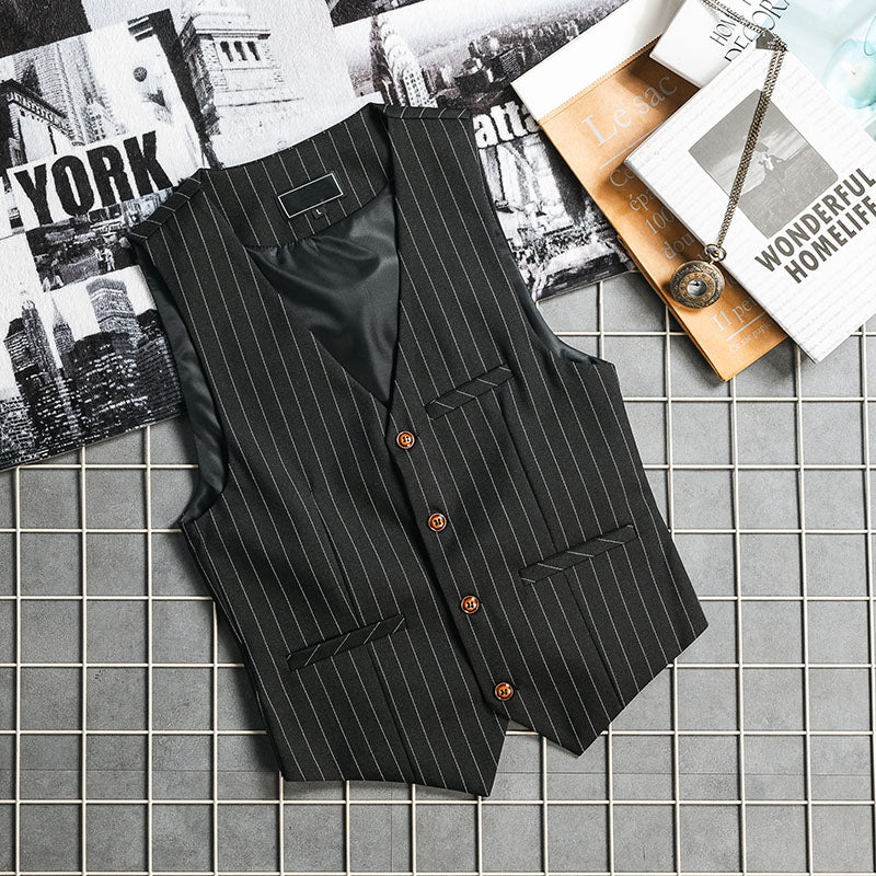 Slim Fit Striped Vest