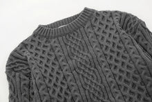 Load image into Gallery viewer, Street Retro Ripped Sweater
