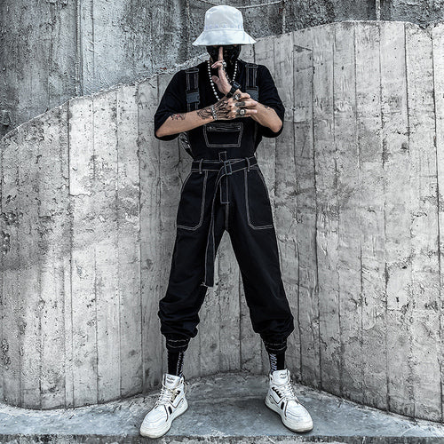 Hip-hop Functional Overalls