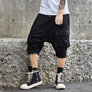 Large Pocket Casual Cross Pants