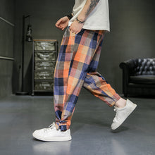 Load image into Gallery viewer, Men&#39;s Plaid Harem Pants
