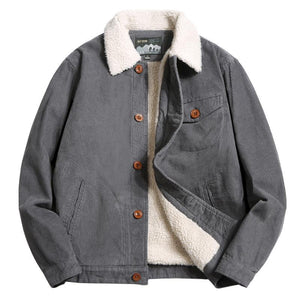 Retro Fleece Corduroy Jacket