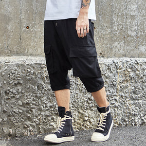 Large Pocket Casual Cross Pants