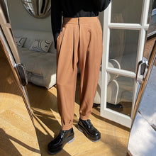Load image into Gallery viewer, High-waisted Casual Trousers

