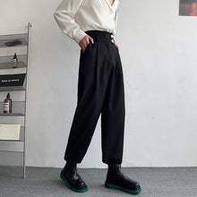 Load image into Gallery viewer, Button Loose Drape All Match Pants
