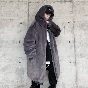 Thickened Mid-length Hooded Padded Jacket Coat