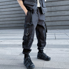 Load image into Gallery viewer, Techwear Big Pocket Elastic Waist Cargo Pants
