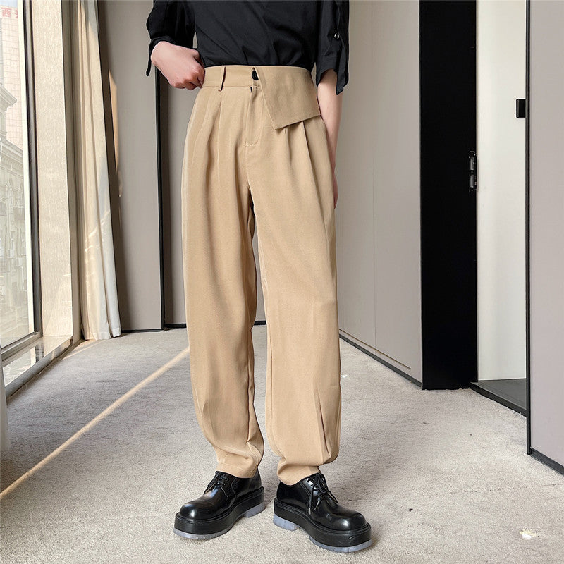 Asymmetric Patch Waist Lounge Pants