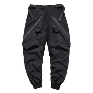 Techwear Zipper Decoration Cargo Pants