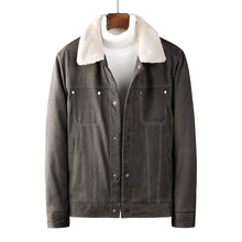 Load image into Gallery viewer, Suede Fleece Jacket
