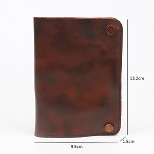 Retro Handmade Leather Wallet