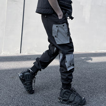 Load image into Gallery viewer, Techwear Reflective Decorative Stitching Cargo Pants
