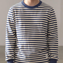 Load image into Gallery viewer, Retro Autumn Bottom Striped T-shirt
