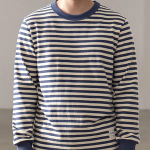 Retro Autumn Bottom Striped T-shirt