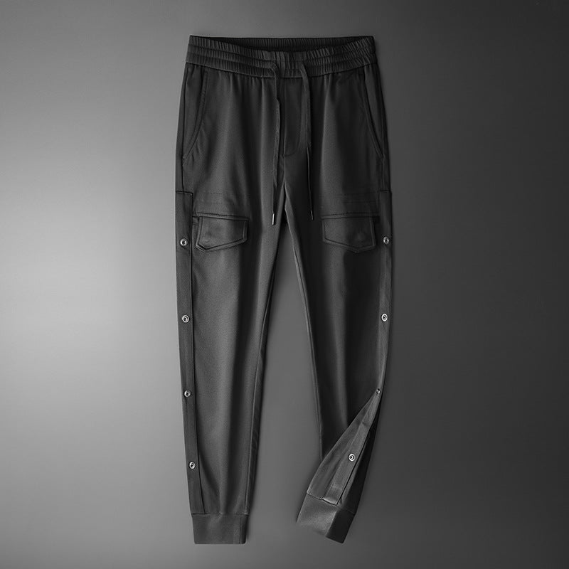 Paneled Stud Track Pants