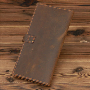 Retro Bifold Multi-card slot Leather Wallet