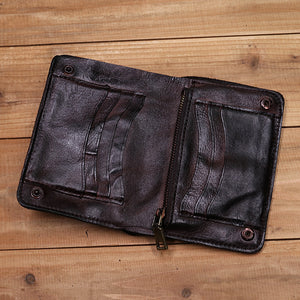 Retro Handmade Leather Wallet