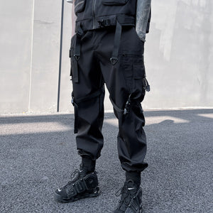 Techwear Multi-Adjustment Belt Cargo Pants