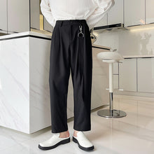 Load image into Gallery viewer, High Waist Loose Straight-leg Pants
