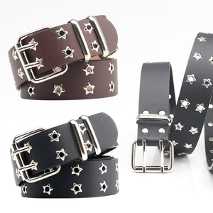 Punk Stars Dual Exhaust Eyelet Belt